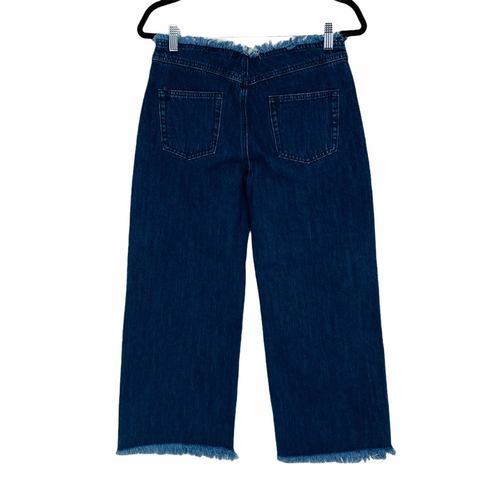 NWOT CAARA raw hem and waist cropped jeans - K22 - Picture 2 of 7